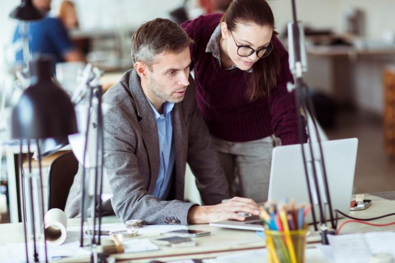 Two Architects planning a build with their CRM